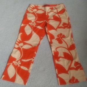 Theory floral print pants
